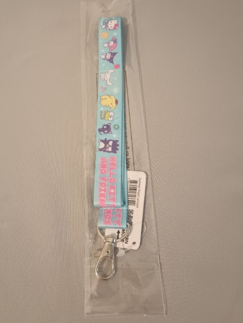 Sanrio Hello Kitty & Friends Light Blue Character Lanyard